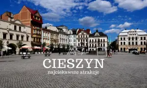 Rynek w Cieszynie z kolorowymi kamienicami i placem zabaw. Odkryj najciekawsze atrakcje tego urokliwego miasta.