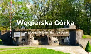 Węgierska Górka: zwiedzanie historycznych bunkrów. Potężne fortyfikacje z zielenią w tle.