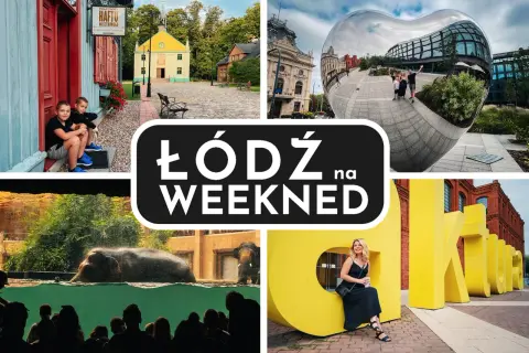 Łódź na weekend: dzieci przy pracowni haftu, słonie w zoo, nowoczesna architektura i napisy "Kultura" – to wszystko łódzkie atrakcje.
